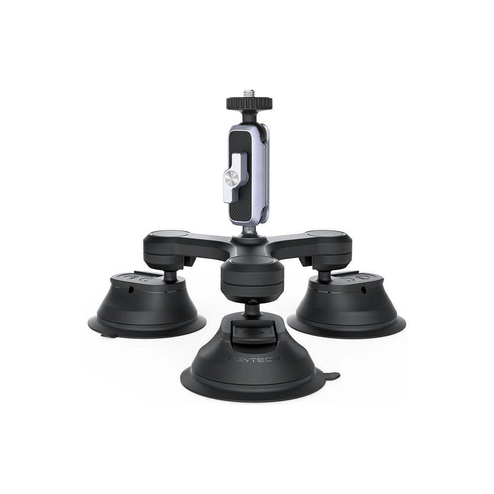 Mocowanie przyssawka trójramienna PGYTECH do kamer sportowych (gwint 1/4")