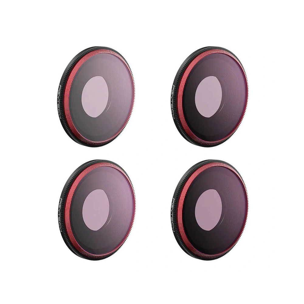 Zestaw 4 filtrów ND-PL (8/16/32/64) PGYTECH do DJI Osmo Action 3