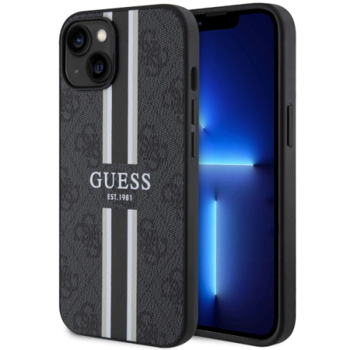 Kup Guess Apple Tasche GUHMP14SP4RPSK iPhone 14 schwarz/schwarz Hardcase 4G Printed Stripes MagSafe - GUE2566 - {ean13} - Sklep Home Screen