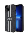 Guess Apple Tasche GUHMP14SP4RPSK iPhone 14 schwarz/schwarz Hardcase 4G Printed Stripes MagSafe
