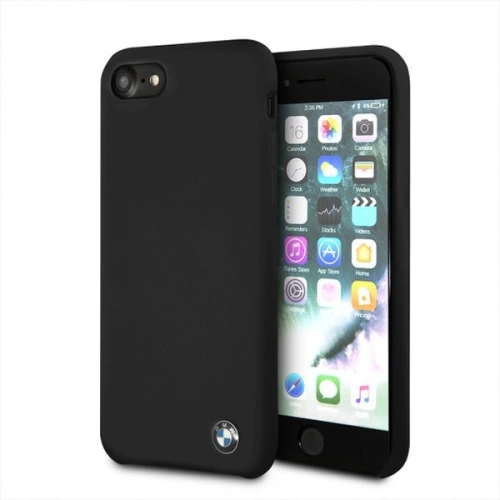 Buy BMW BMHCI8SILBK Apple iPhone SE 2022/SE 2020/8/7 black hardcase Silicone - BMW449 - {ean13} - Home Screen Store Europe