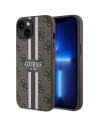Etui Guess GUHMP14SP4RPSW Apple iPhone 14 brązowy/brown hardcase 4G Printed Stripes MagSafe