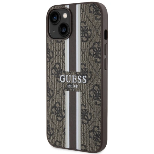 Kup Etui Guess GUHMP14SP4RPSW Apple iPhone 14 hnědý/brown hardcase 4G Printed Stripes MagSafe - GUE2568 - {ean13} - Sklep Home Screen