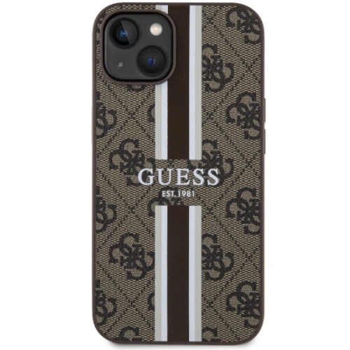 Kup Etui Guess GUHMP14SP4RPSW Apple iPhone 14 hnědý/brown hardcase 4G Printed Stripes MagSafe - GUE2568 - {ean13} - Sklep Home Screen