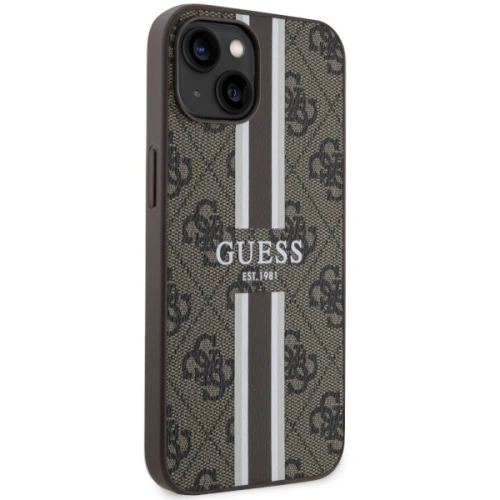Kup Etui Guess GUHMP14SP4RPSW Apple iPhone 14 brązowy/brown hardcase 4G Printed Stripes MagSafe - GUE2568 - {ean13} - Sklep Home Screen