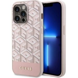 Kup Etui Guess GUHMP14XHGCFSEP Apple iPhone 14 Pro Max růžový/pink tvrdý kryt GCube Stripes MagSafe - GUE2569 - {ean13} - Sklep Home Screen