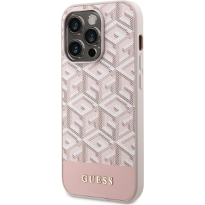 Kup Etui Guess GUHMP14XHGCFSEP Apple iPhone 14 Pro Max różowy/pink hard case GCube Stripes MagSafe - GUE2569 - {ean13} - Sklep Home Screen
