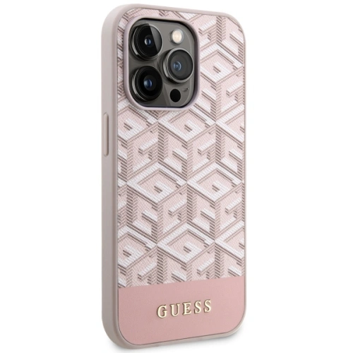 Kup Etui Guess GUHMP14XHGCFSEP Apple iPhone 14 Pro Max růžový/pink tvrdý kryt GCube Stripes MagSafe - GUE2569 - {ean13} - Sklep Home Screen