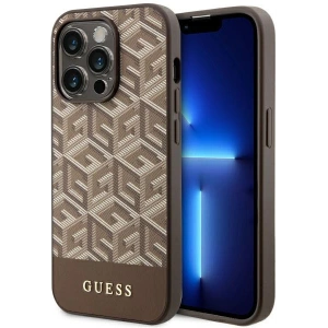 Kup Etui Guess GUHMP14XHGCFSEW Apple iPhone 14 Pro Max hnědý/brown tvrdý obal GCube Stripes MagSafe - GUE2570 - {ean13} - Sklep Home Screen