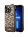 Guess GUHMP14XHGCFSEW Apple iPhone 14 Pro Max brown hard case GCube Stripes MagSafe