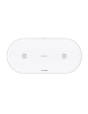 USAMS US-CD120 10W Wireless Ladegerät Dual weiß/weiß