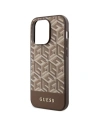 Buy Guess GUHMP14XHGCFSEW Apple iPhone 14 Pro Max brown hard case GCube Stripes MagSafe - GUE2570 - {ean13} - Home Screen Store Europe