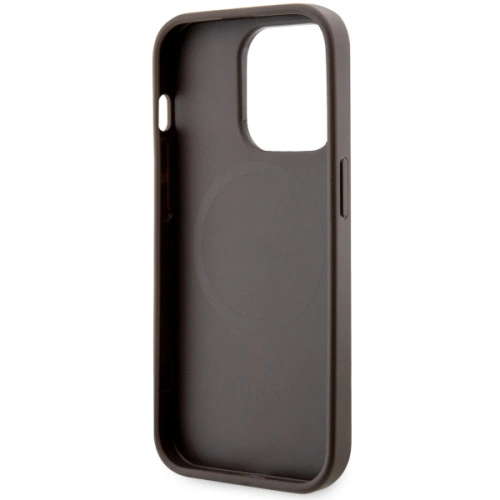 Buy Guess GUHMP14XHGCFSEW Apple iPhone 14 Pro Max brown hard case GCube Stripes MagSafe - GUE2570 - {ean13} - Home Screen Store Europe