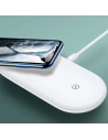 Buy USAMS US-CD120 10W Dual Wireless Charger white - USA955 - {ean13} - Home Screen Store Europe