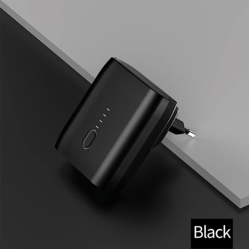 Kup Încărcător de rețea USAMS + powerbank PB11 2în1 5000 mAh Încărcare rapidă negru (US-CD71) - USA957 - {ean13} - Sklep Home Screen