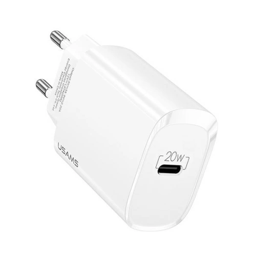 Kup Încărcător de rețea USAMS T39 USB-C 20W PD 3.0 Încărcare rapidă alb/white (US-CC131) - USA958 - {ean13} - Sklep Home Screen