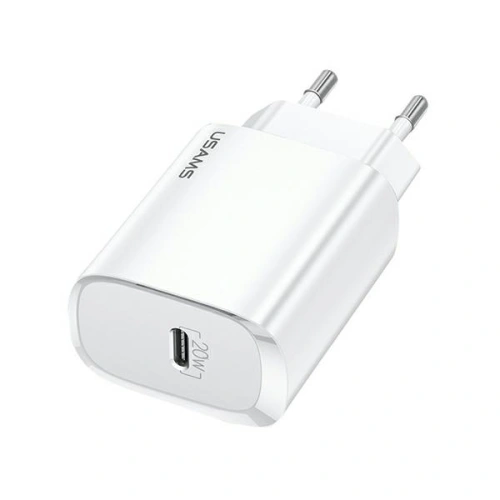 Kup Încărcător de rețea USAMS T39 USB-C 20W PD 3.0 Încărcare rapidă alb/white (US-CC131) - USA958 - {ean13} - Sklep Home Screen