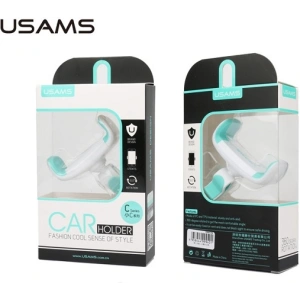 Kup Suport auto USAMS C-Series Air Vent alb-verde (US-ZJ004) - USA960 - {ean13} - Sklep Home Screen
