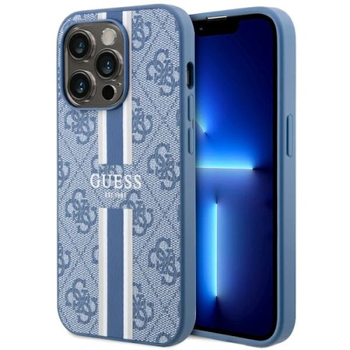 Kup Etui Guess GUHMP14XP4RPSB Apple iPhone 14 Pro Max modrý/blue hardcase 4G Printed Stripes MagSafe - GUE2571 - {ean13} - Sklep Home Screen