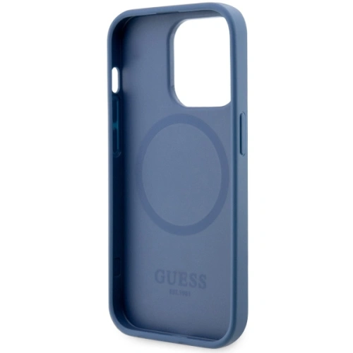 Kup Etui Guess GUHMP14XP4RPSB Apple iPhone 14 Pro Max modrý/blue hardcase 4G Printed Stripes MagSafe - GUE2571 - {ean13} - Sklep Home Screen