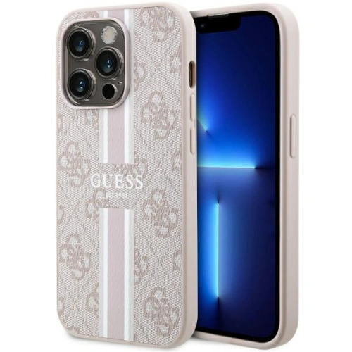 Kup Etui Guess GUHMP14XP4RPSP Apple iPhone 14 Pro Max růžový/pink hardcase 4G Printed Stripes MagSafe - GUE2573 - {ean13} - Sklep Home Screen