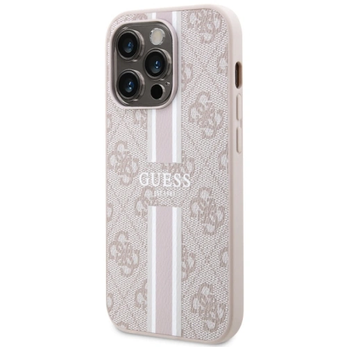 Kup Etui Guess GUHMP14XP4RPSP Apple iPhone 14 Pro Max růžový/pink hardcase 4G Printed Stripes MagSafe - GUE2573 - {ean13} - Sklep Home Screen