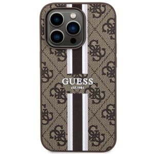 Kup Etui Guess GUHMP14XP4RPSW Apple iPhone 14 Pro Max hnědý/brown hardcase 4G Printed Stripes MagSafe - GUE2574 - {ean13} - Sklep Home Screen