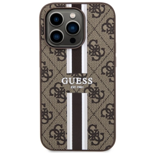 Kup Etui Guess GUHMP14XP4RPSW Apple iPhone 14 Pro Max brązowy/brown hardcase 4G Printed Stripes MagSafe - GUE2574 - {ean13} - Sklep Home Screen