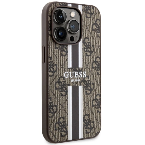 Kup Etui Guess GUHMP14XP4RPSW Apple iPhone 14 Pro Max hnědý/brown hardcase 4G Printed Stripes MagSafe - GUE2574 - {ean13} - Sklep Home Screen
