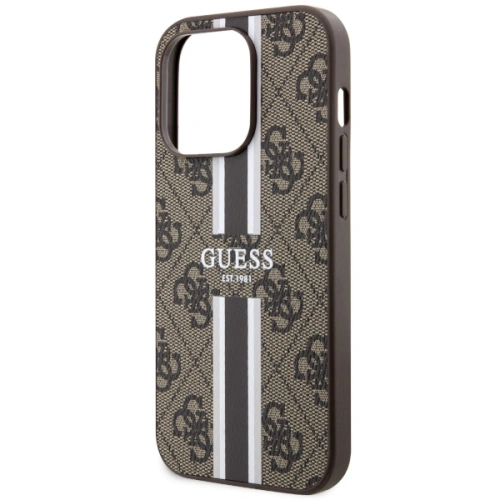 Kup Etui Guess GUHMP14XP4RPSW Apple iPhone 14 Pro Max hnědý/brown hardcase 4G Printed Stripes MagSafe - GUE2574 - {ean13} - Sklep Home Screen