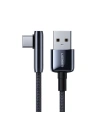 Kabel úhlový UGREEN US313 USB-A/USB-C 5A Quick Charge 3.0 AFC FCP 0,5 m černý