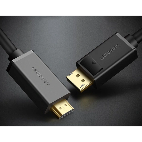 Kup Cablul unidirecțional UGREEN DP101 DisplayPort/HDMI 4K 30Hz 32AWG 1,5m negru - UGR1567 - {ean13} - Sklep Home Screen