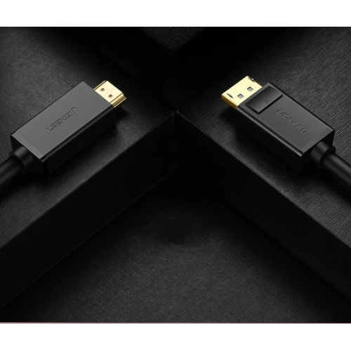 Kup Cablul unidirecțional UGREEN DP101 DisplayPort/HDMI 4K 30Hz 32AWG 1,5m negru - UGR1567 - {ean13} - Sklep Home Screen
