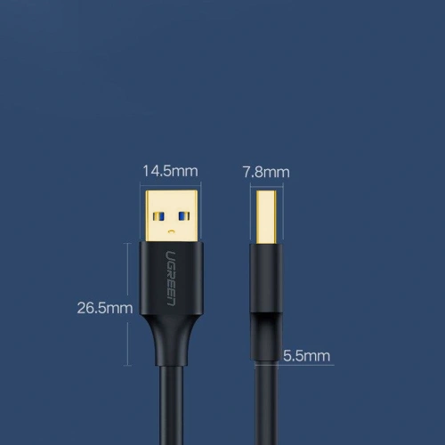 Kup Kabel UGREEN US128 USB-A - USB-A 3.2 Gen 1 1m černý - UGR1568 - {ean13} - Sklep Home Screen