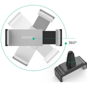 Kup UGREEN LP120 Autohalterung Clip für Lüftungsschlitze grau - UGR1569 - {ean13} - Sklep Home Screen