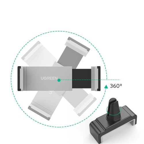 Kup UGREEN LP120 Autohalterung Clip für Lüftungsschlitze grau - UGR1569 - {ean13} - Sklep Home Screen