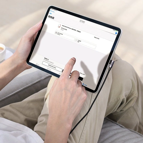 Kup Kabel kątowy UGREEN US255 USB-C/USB-C Power Delivery 60W 20V 3A 1m czarno-szary - UGR1570 - {ean13} - Sklep Home Screen