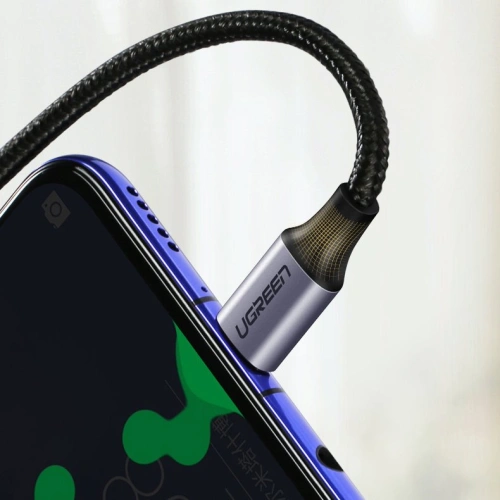 Kup Kabel kątowy UGREEN US255 USB-C/USB-C Power Delivery 60W 20V 3A 1m czarno-szary - UGR1570 - {ean13} - Sklep Home Screen