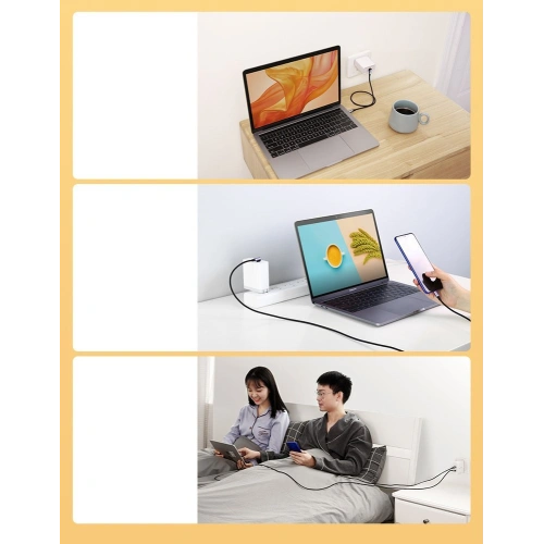 Kup Úhlový kabel UGREEN US255 USB-C/USB-C Power Delivery 60W 20V 3A 1m černo-šedý - UGR1570 - {ean13} - Sklep Home Screen