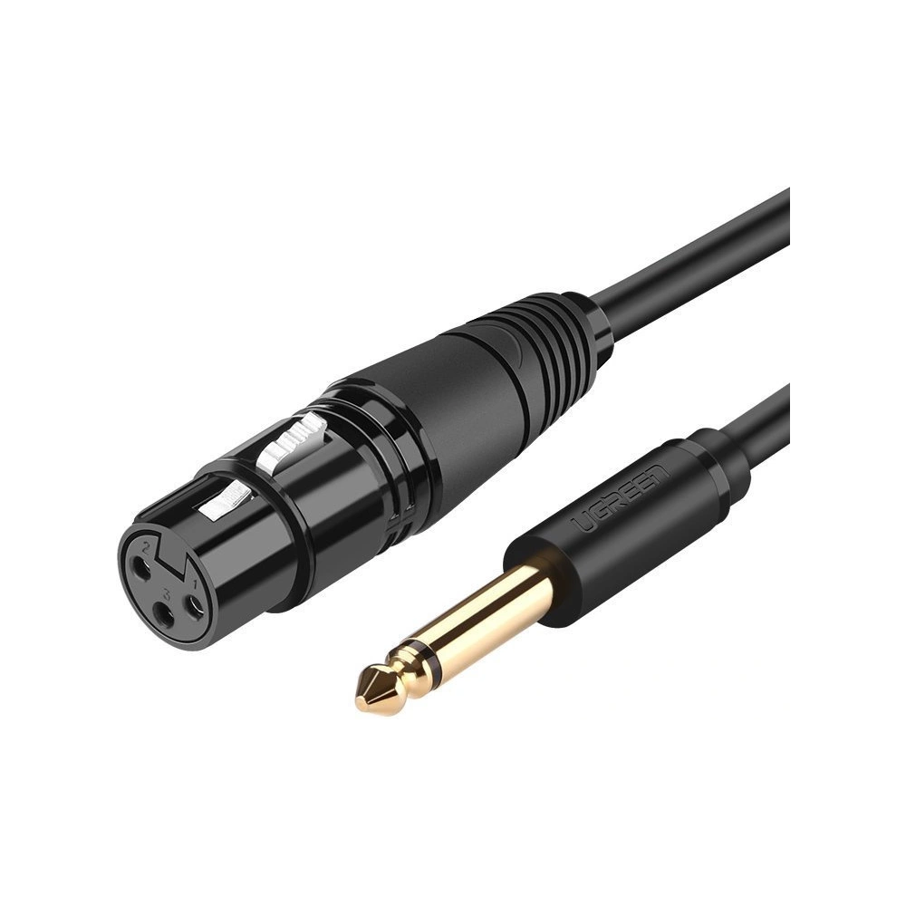 Kabel audio UGREEN AV131 XLR/6,35 mm jack 3m