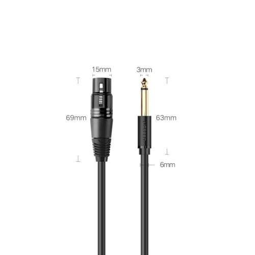 Kup Cablu audio UGREEN AV131 XLR/6,35 mm jack 3m - UGR1571 - {ean13} - Sklep Home Screen
