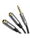 Kup UGREEN AV192 AUX elosztó 1x férfi 3,5mm/2x női 3,5mm 20cm fekete - UGR1572 - {ean13} - Sklep Home Screen