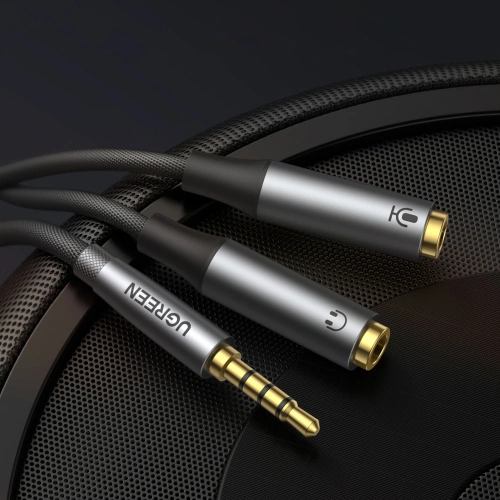Kup UGREEN AV192 AUX-Splitter 1x Stecker 3,5mm/2x Buchse 3,5mm 20cm schwarz - UGR1572 - {ean13} - Sklep Home Screen