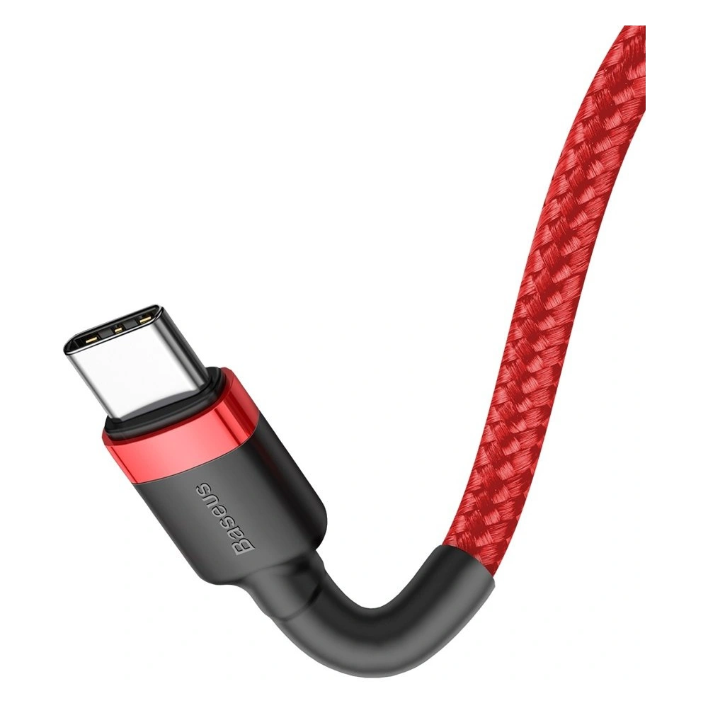 Kabel Baseus Cafule USB-C/USB-C PD 2.0 60W 20V 3A QC 3.0 1M czerwony