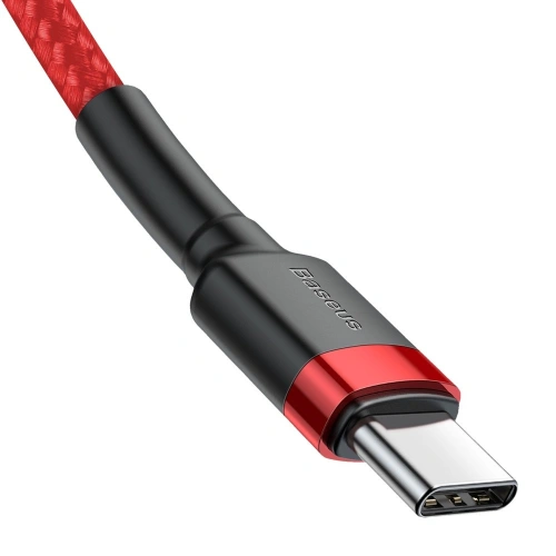 Kup Kábel Baseus Cafule USB-C/USB-C PD 2.0 60W 20V 3A QC 3.0 1M piros - BSU4116 - {ean13} - Sklep Home Screen
