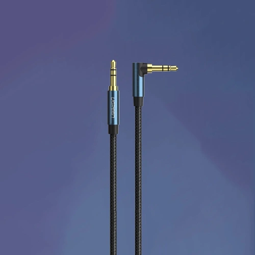 Kup Cablul audio unghiular UGREEN AV112 AUX 2x mini jack 3,5mm 1m albastru - UGR1576 - {ean13} - Sklep Home Screen