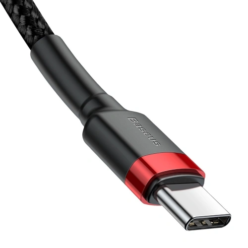 Kup Cablul Baseus Cafule USB-C/USB-C PD 2.0 60W 20V 3A QC 3.0 2M negru-roșu - BSU4118 - {ean13} - Sklep Home Screen