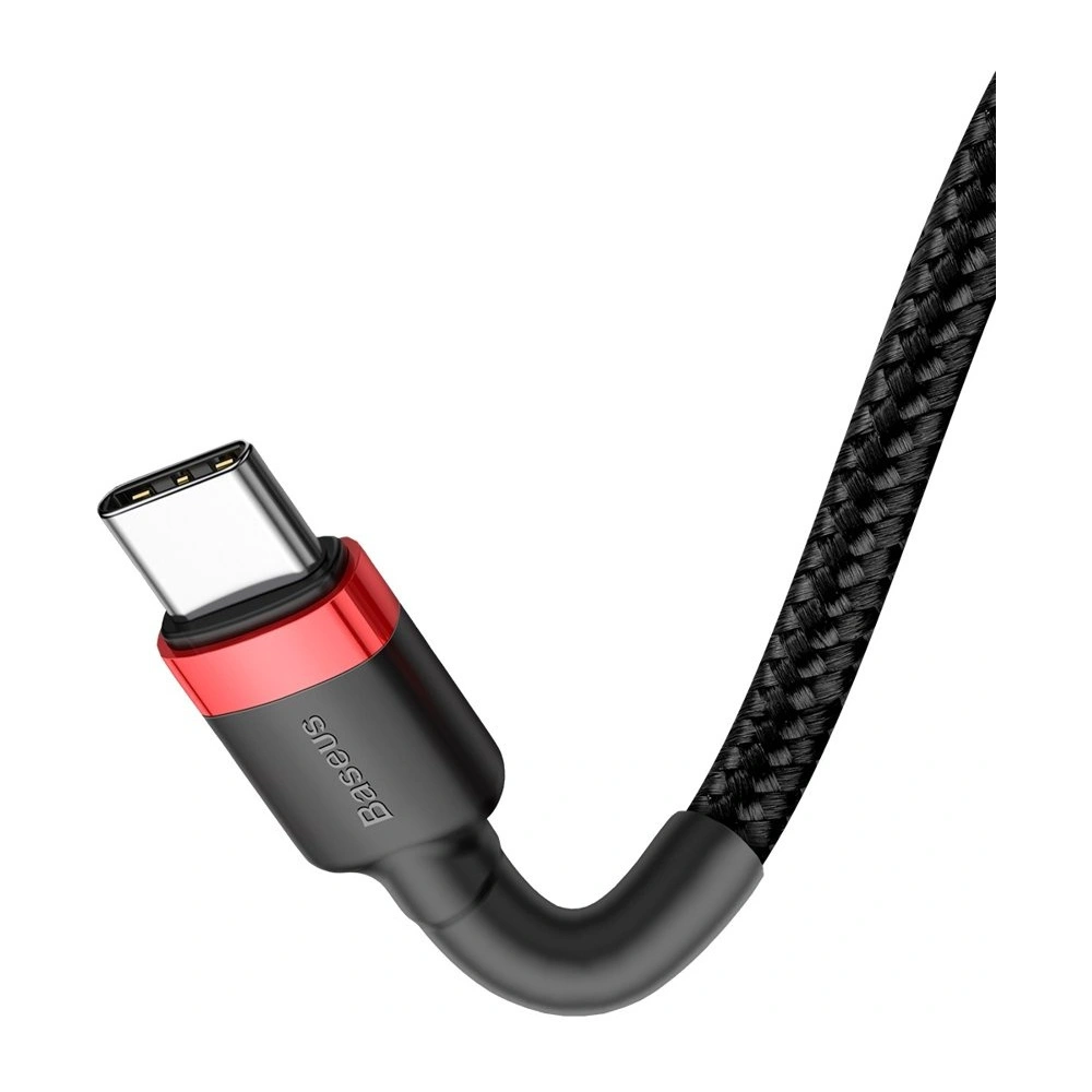 Kabel Baseus Cafule USB-C/USB-C PD 2.0 60W 20V 3A QC 3.0 2M czarno-czerwony