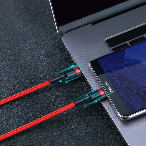 Kup Cablul Baseus Cafule USB-C/USB-C PD 2.0 60W 20V 3A QC 3.0 2M negru-roșu - BSU4118 - {ean13} - Sklep Home Screen