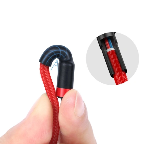 Kup Baseus Kabel Cafule USB-C/USB-C PD 2.0 60W 20V 3A QC 3.0 2M schwarz/rot - BSU4118 - {ean13} - Sklep Home Screen